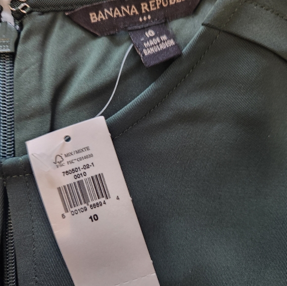 Banana Republic knee length shift dress size 10 - Picture 4 of 6